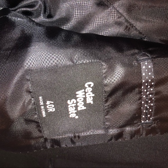 Black Blazer Size 40R - Picture 6 of 7